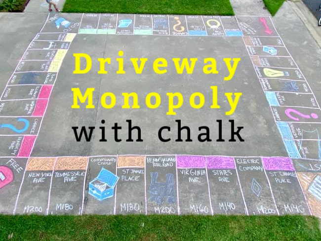 Ideas for Sidewalk Chalk Art 50 Easy Kids Projects