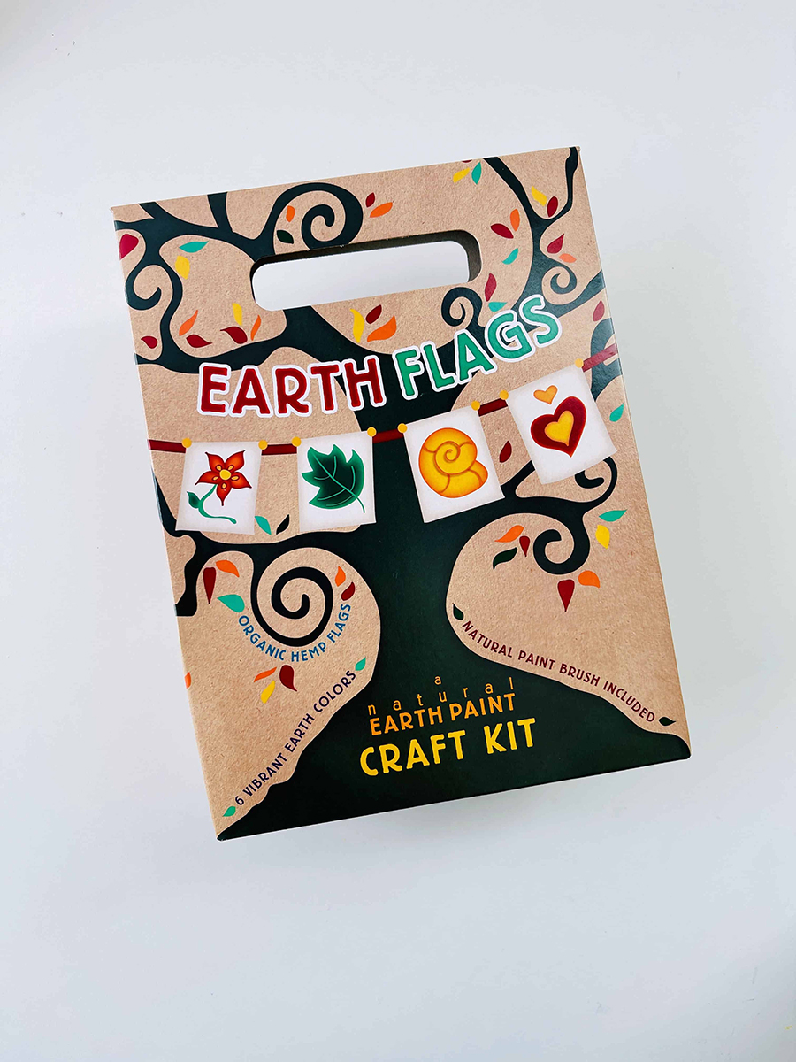 earth flags craft kit
