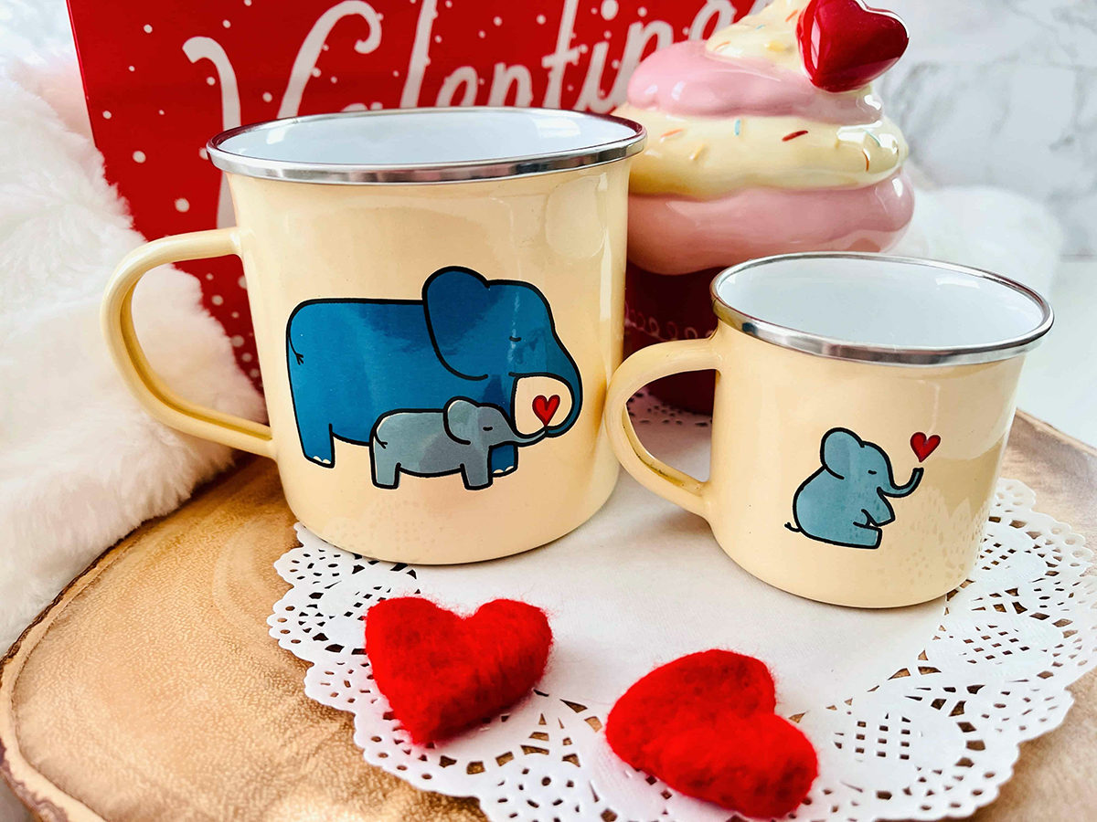 elephant mug for tea from Howdy Kids subscription box