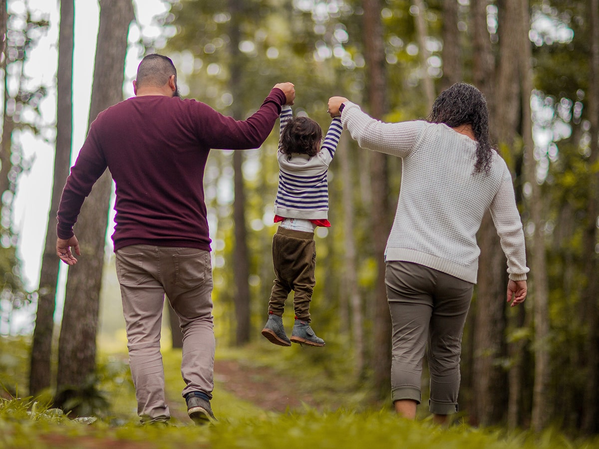 family at the park