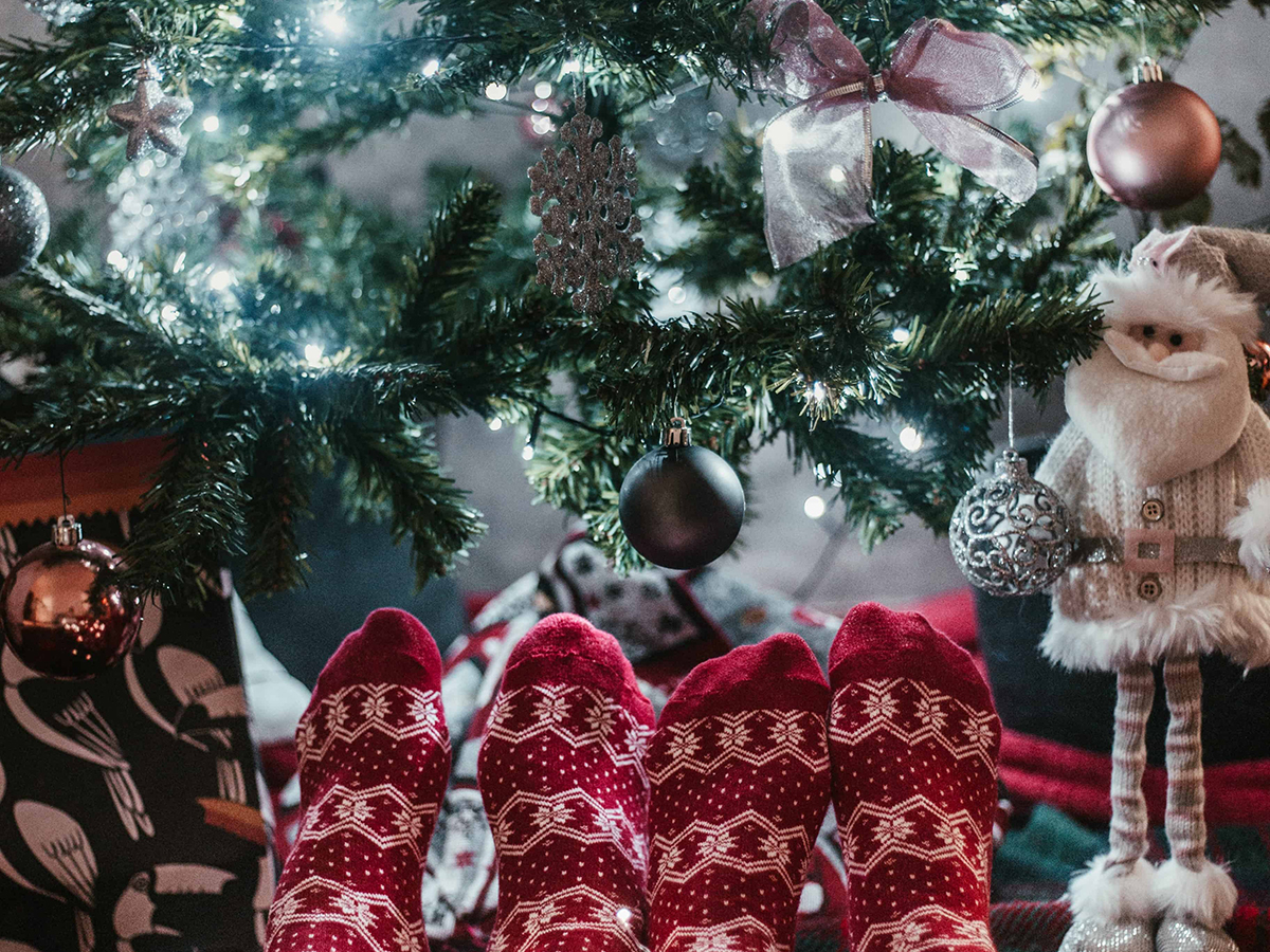 family spending time together during holidays