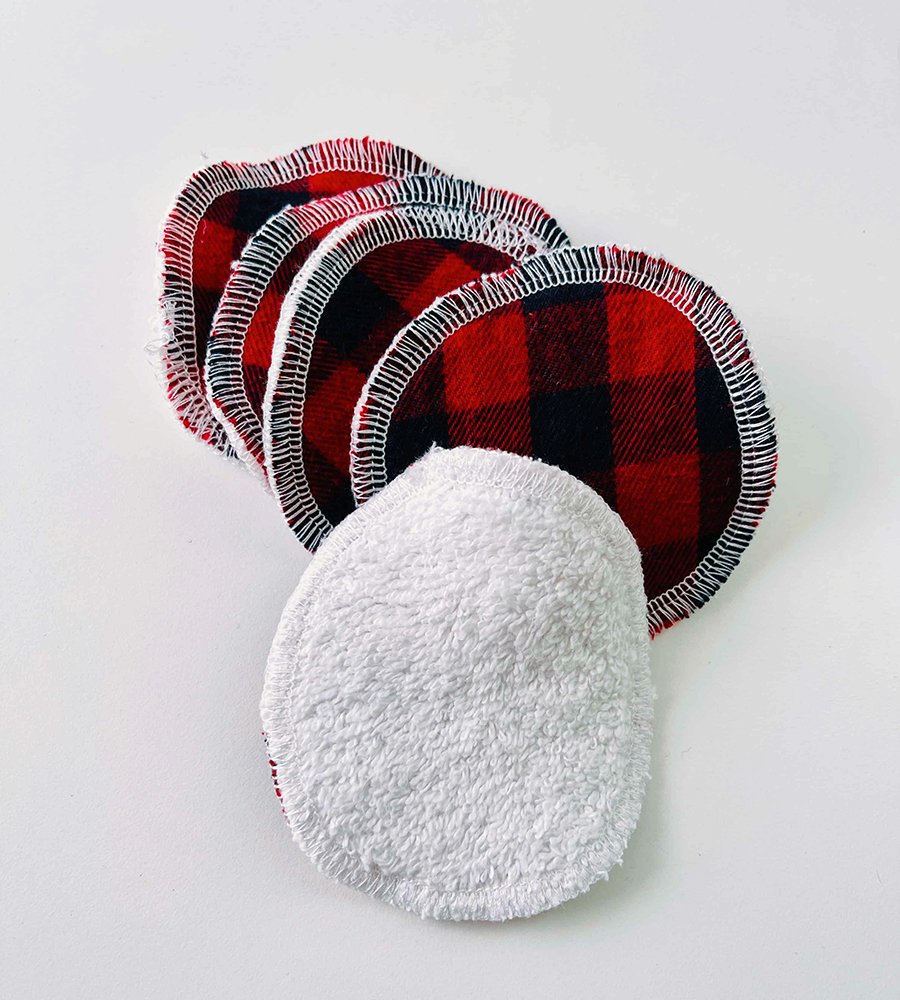 festive rounds reusable facial cleansing wipes