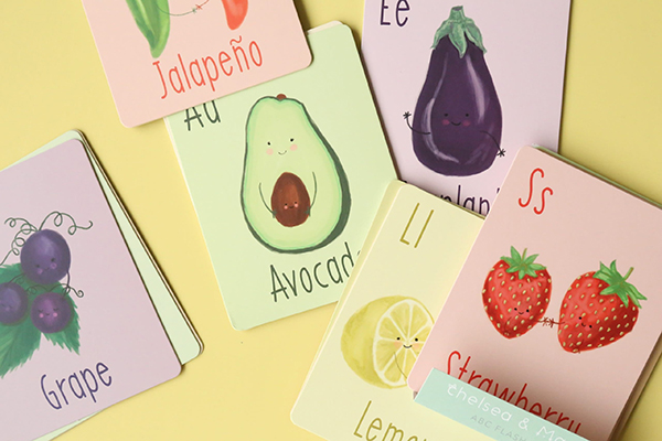 fruit flash cards for kids