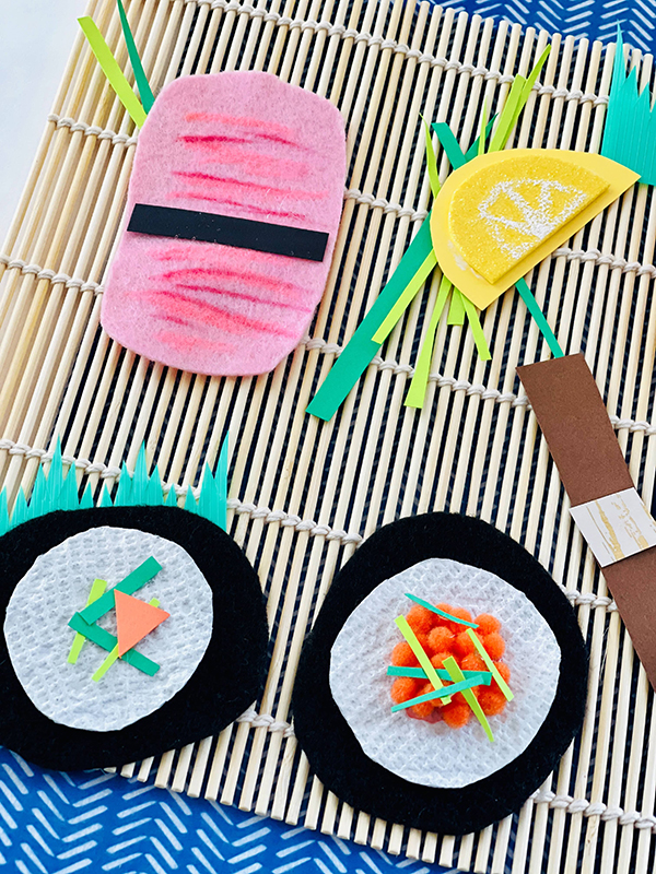 fun crafts for kids diy sushi rolls