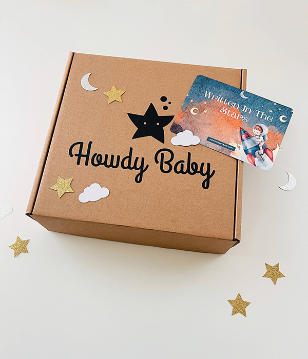 July 2024 space themed Howdy Kids Box fun subscription boxes for kids