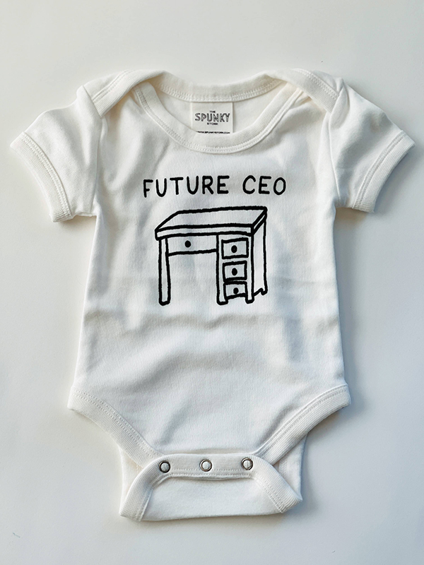 future CEO baby and toddler onesie
