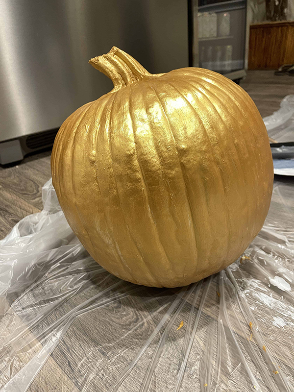 gold pumpkin