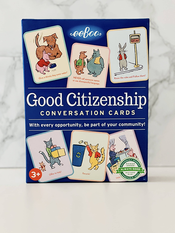 kids good citizenship conversation cards