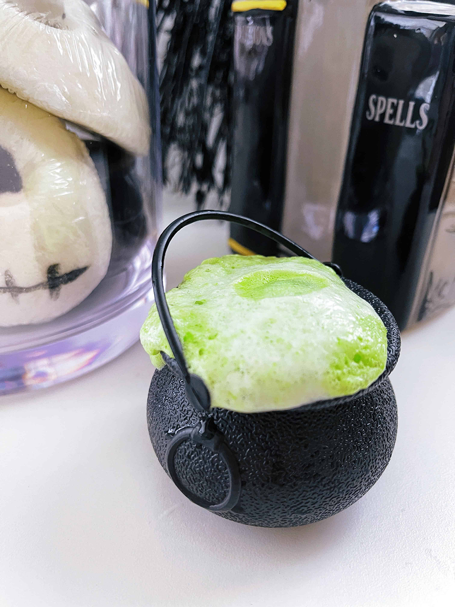 witches brew halloween bath bomb from howdy baby monthly subscription box