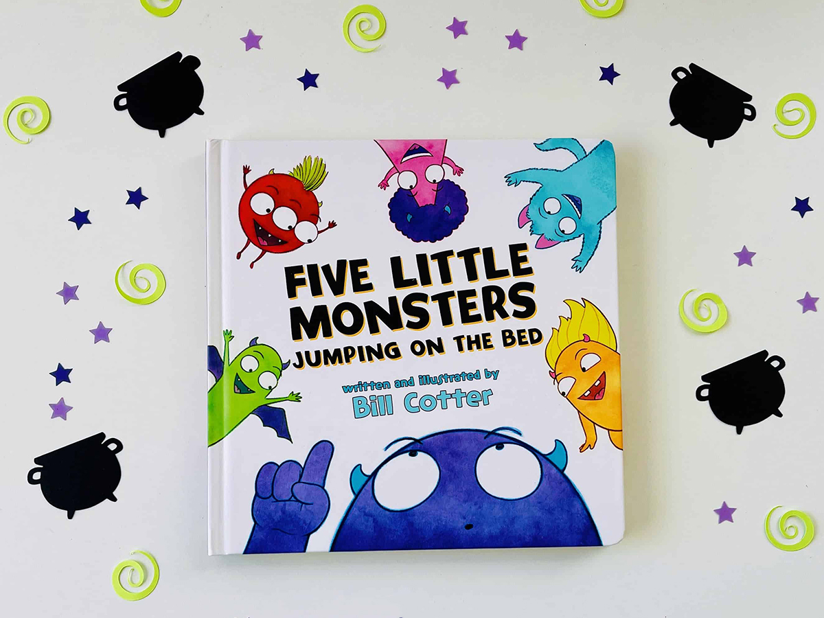 5 little monsters halloween book for kids from howdy baby monthly subscription box