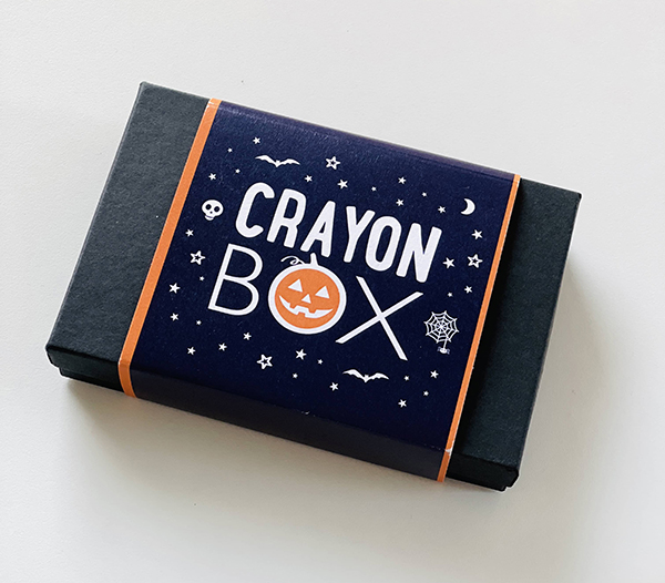 Halloween crayon box