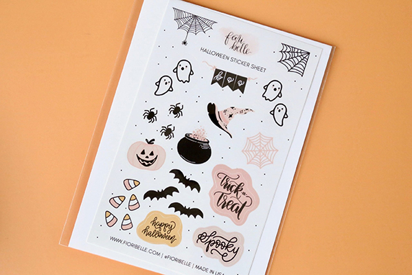 Halloween stickers pack for kids
