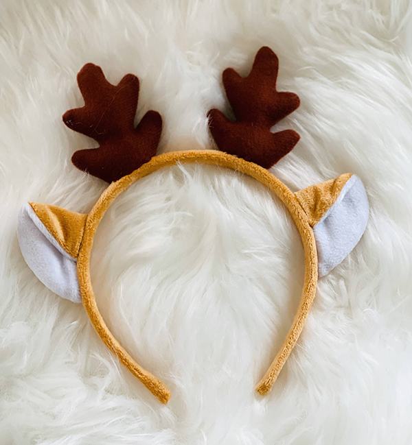 kids headband with deer antlers