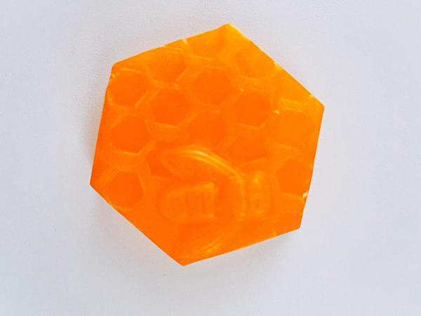 honeycomb honey bee soap