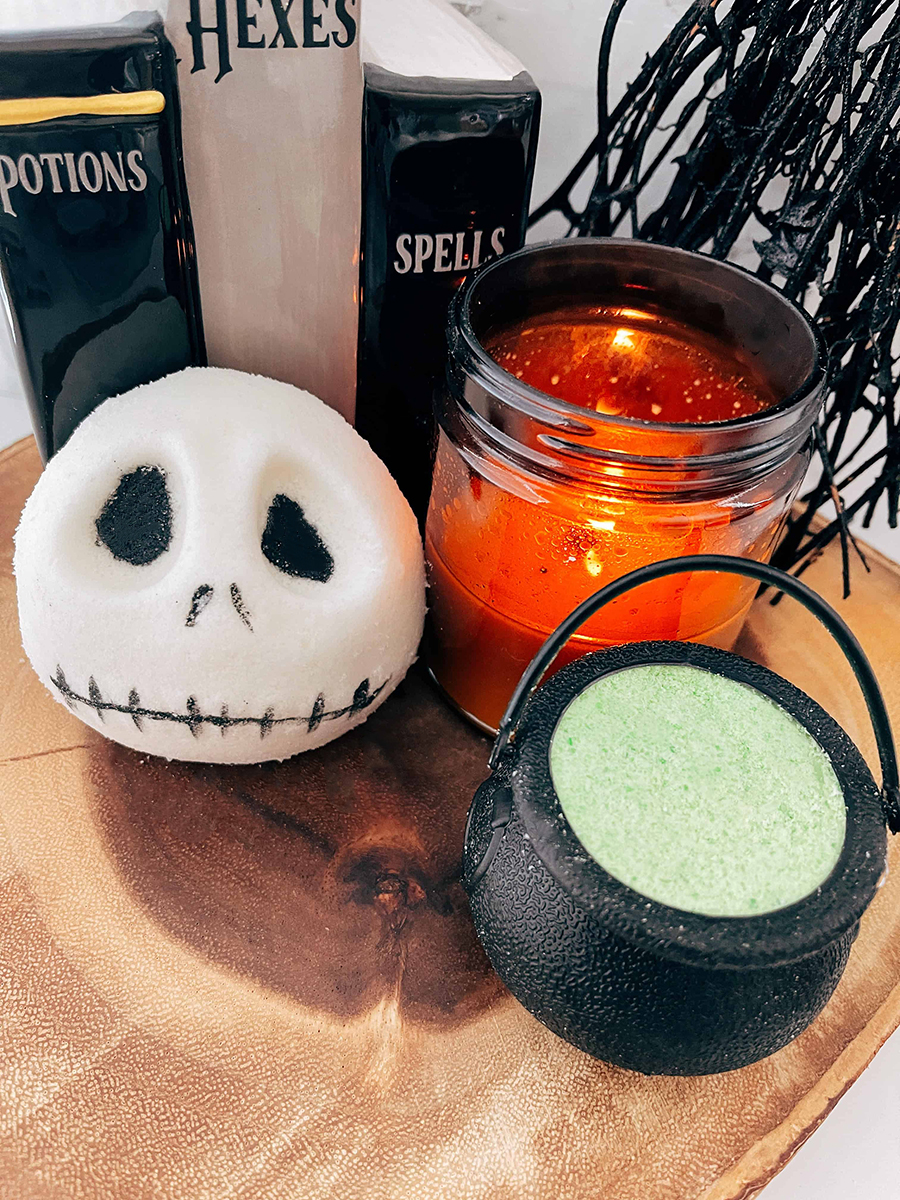 jack skellington bath bomb