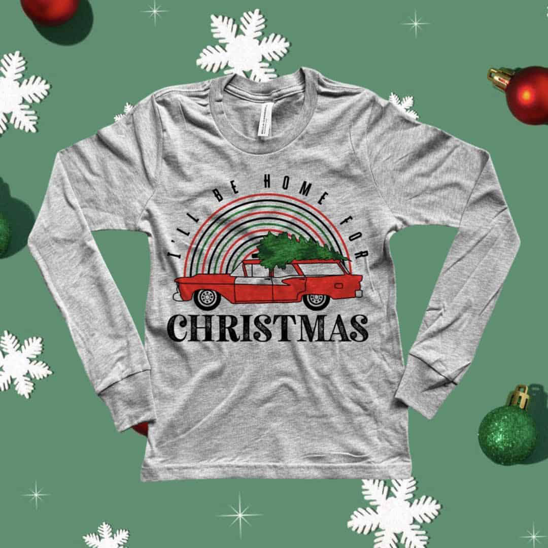 christmas shirt for kids from children's monthly gift box