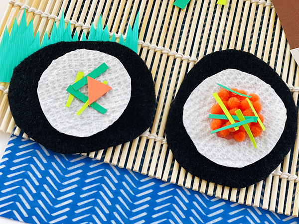 sushi roll kids craft activity