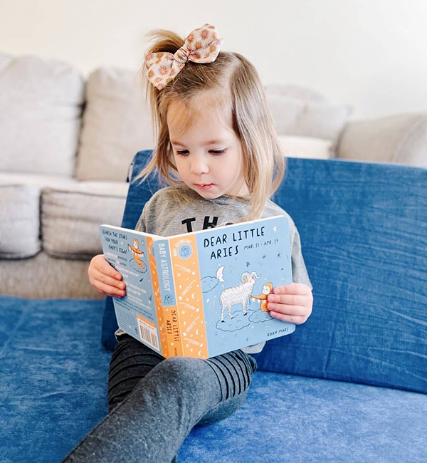 kindergarten aged girl learning about manipulatives