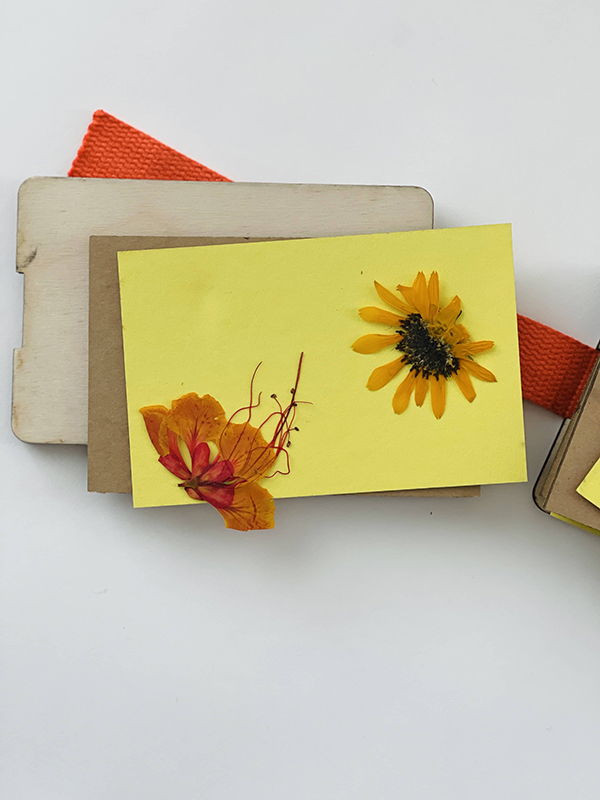 mini flower press kit for kids