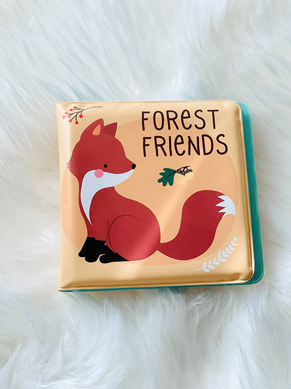 forest friends bath book from the November 2022 Howdy Baby mommy and baby subscription box