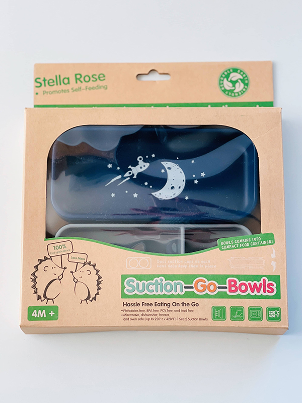 baby suction cup bowl featured in the January 2023 Howdy Baby mommy to be subscription box