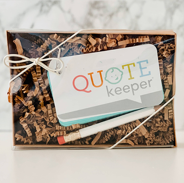 quote keeper featured in the Howdy Kids January 2023 Montessori inspired subscription box