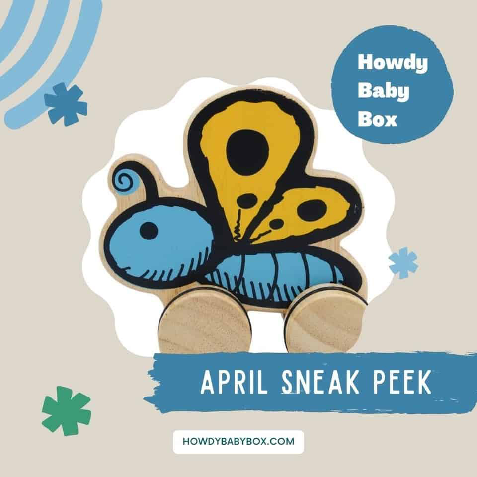 monthly Howdy Baby box sneak peek April 2022