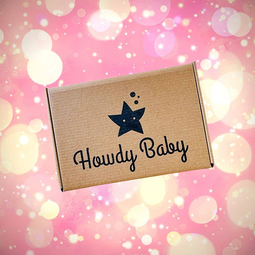 Howdy Baby Box monthly subscription box for moms and kids