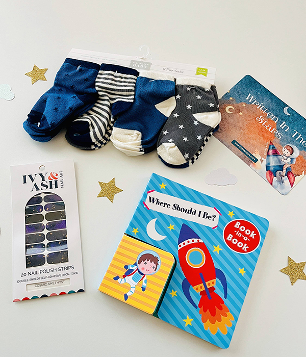 products from the July 2024 Howdy Baby Box monthly subscription boxes for families