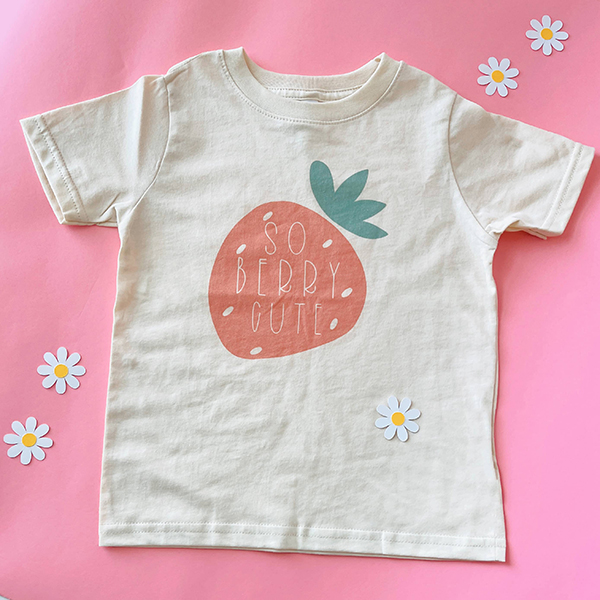 so berry cute t-shirt from the May 2024 Howdy Kids Mother's Day subscription box