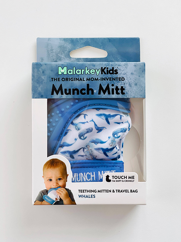 munch mitt baby teether glove