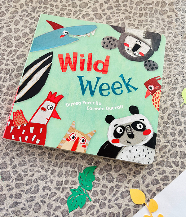 wild week board book from Howdy Baby Box July 2023 newborn baby boxes