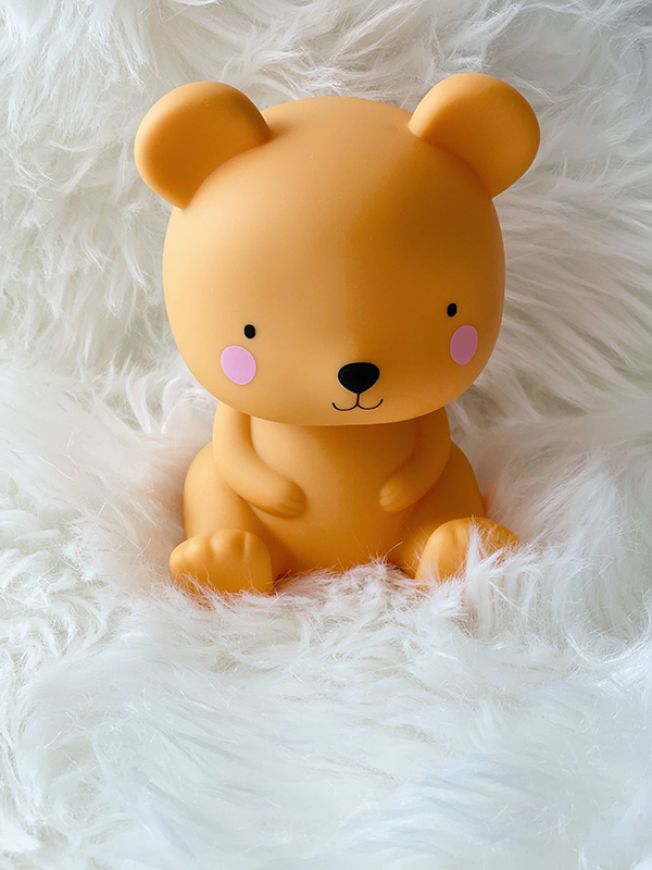 bear led night light for kids bedroom or baby nursery