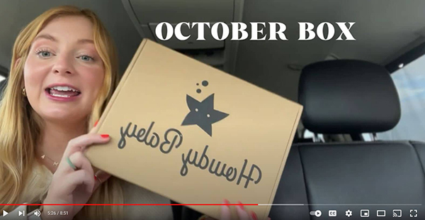 October 2022 video review Howdy Baby Box