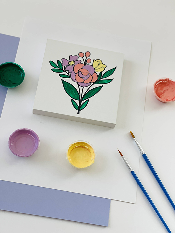 May flowers paint activities for kids