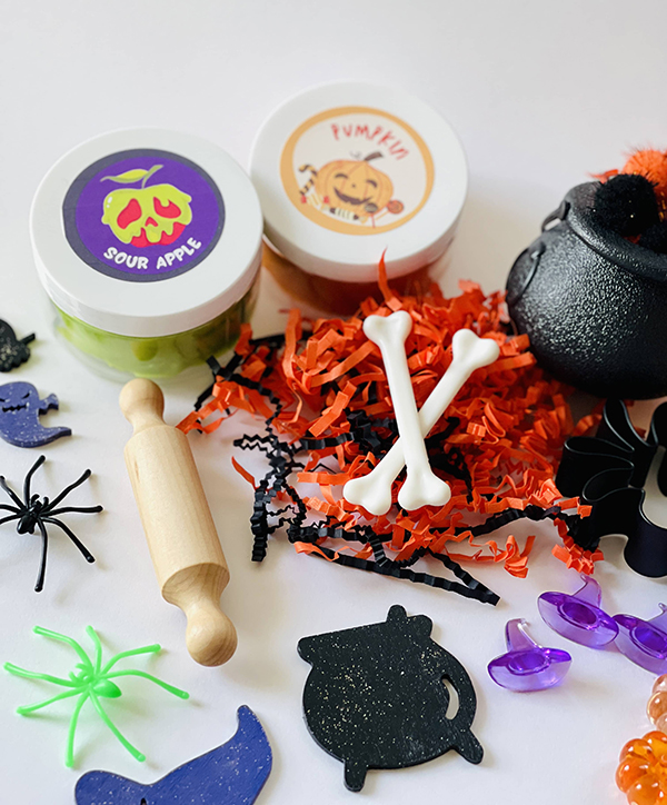 scented playdough sensory kit for kids