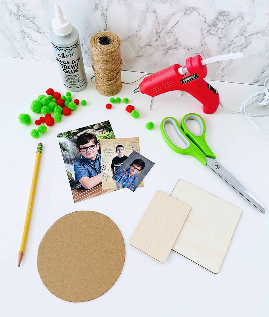 supplies needed for diy picture frame easy