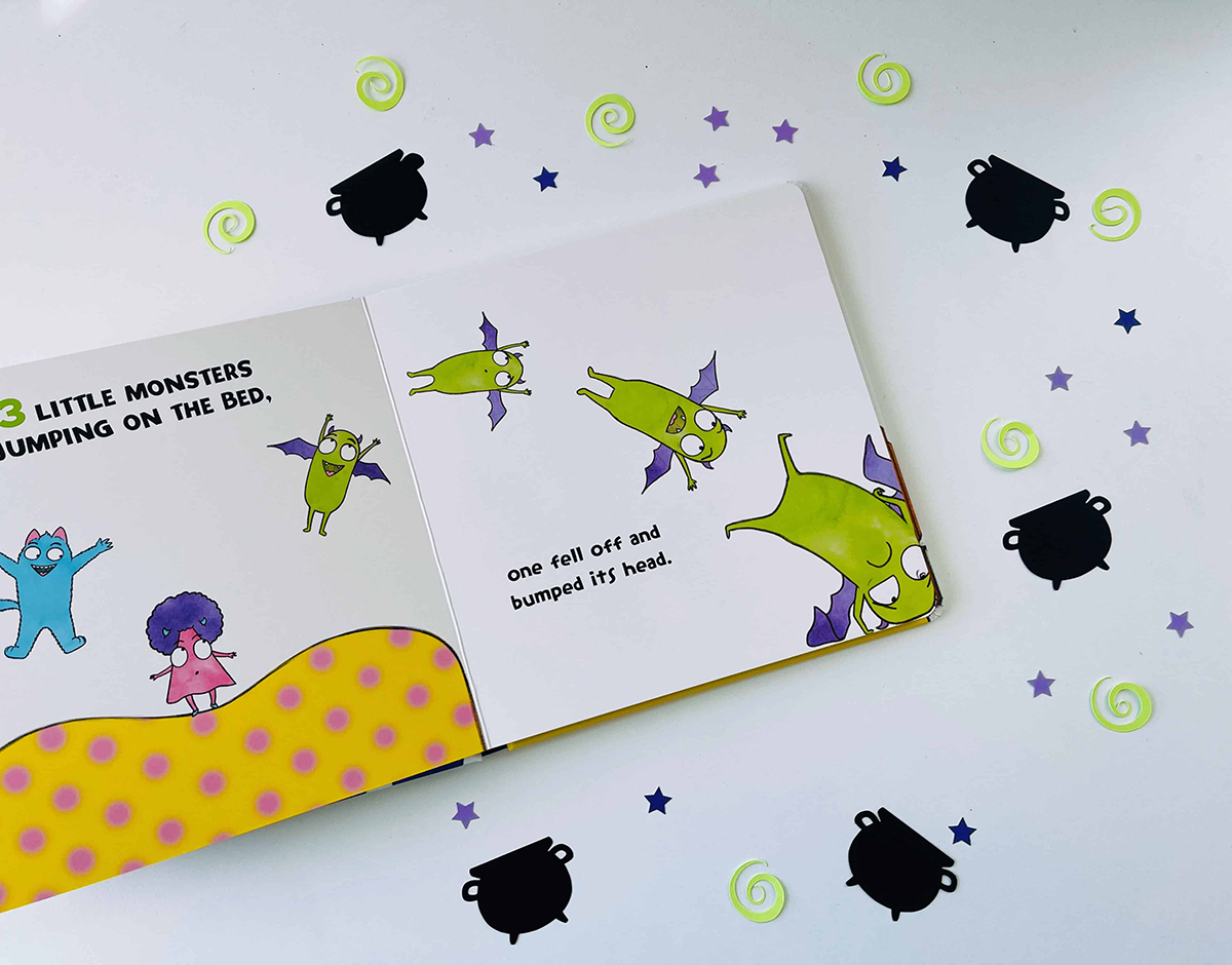 5 little monsters popular board book for toddlers