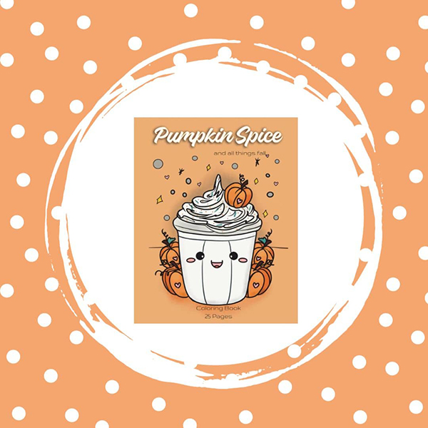 pumpkin spice family coloring book