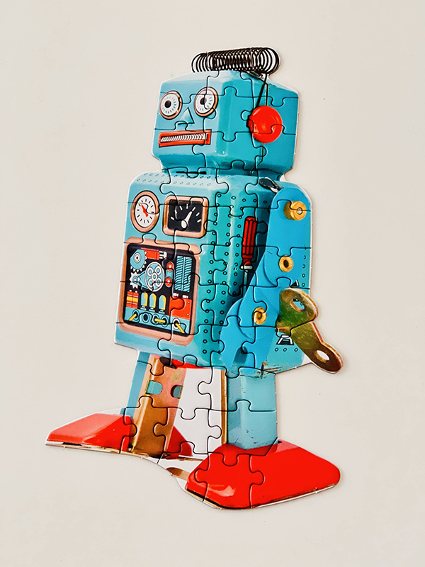 kids robot jigsaw puzzle