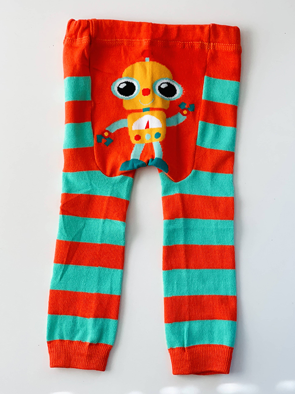 baby robot leggings