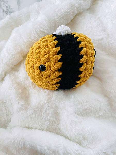 sensory bee plushie for babies toddlers and kids