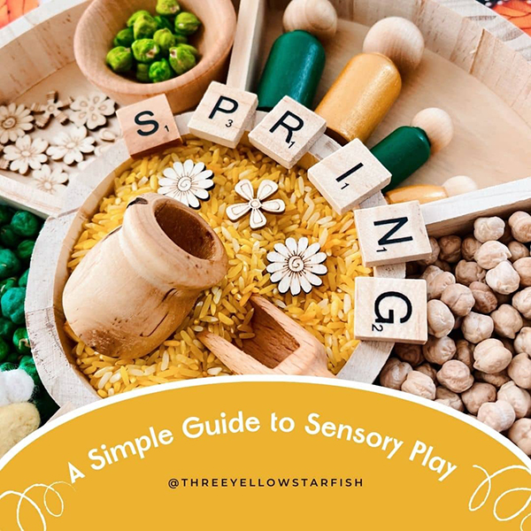 Spring themed sensory bin fillers