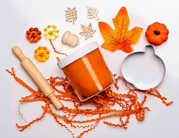 fall themed sensory playdough kits