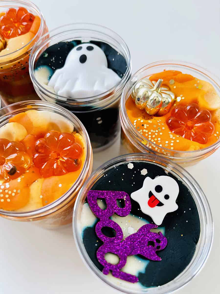 sensory playdough kits for Halloween