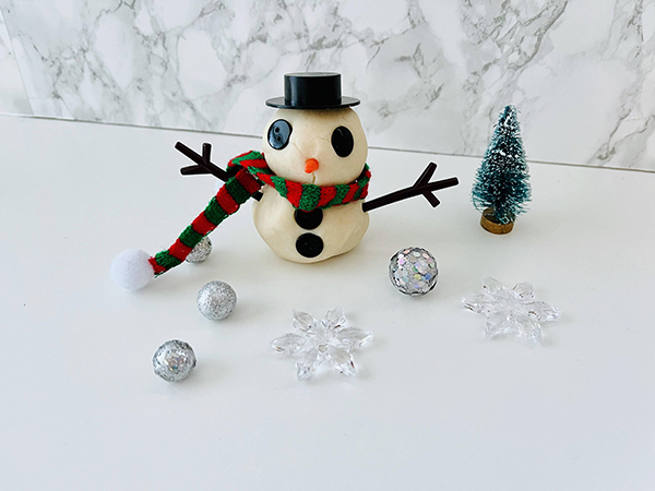 snowman sensory playdough kits