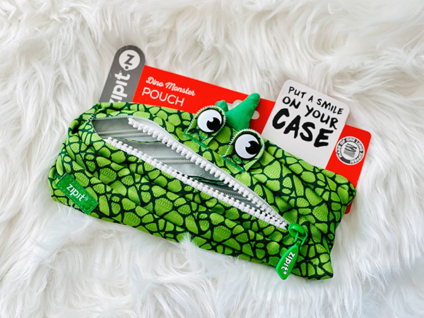 small dragon zip it pouches for kids