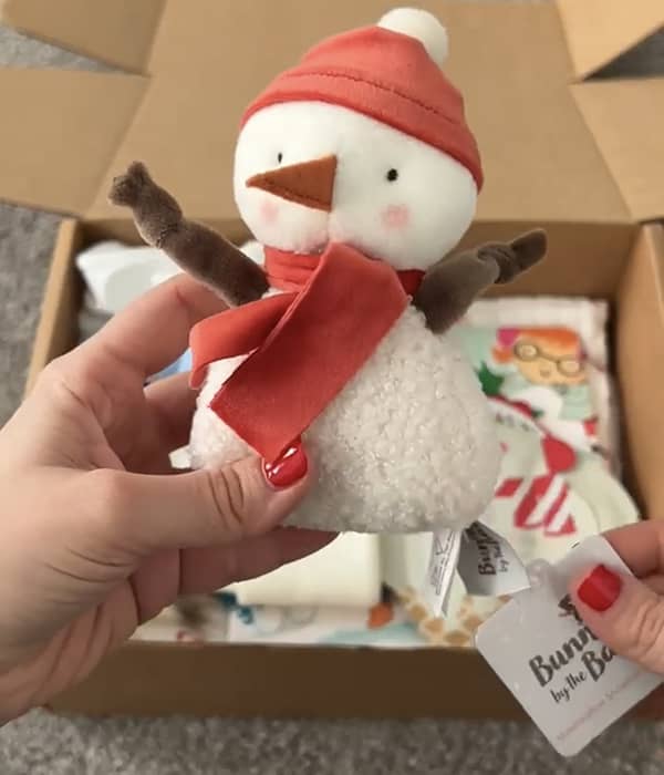 snowman plushie toy