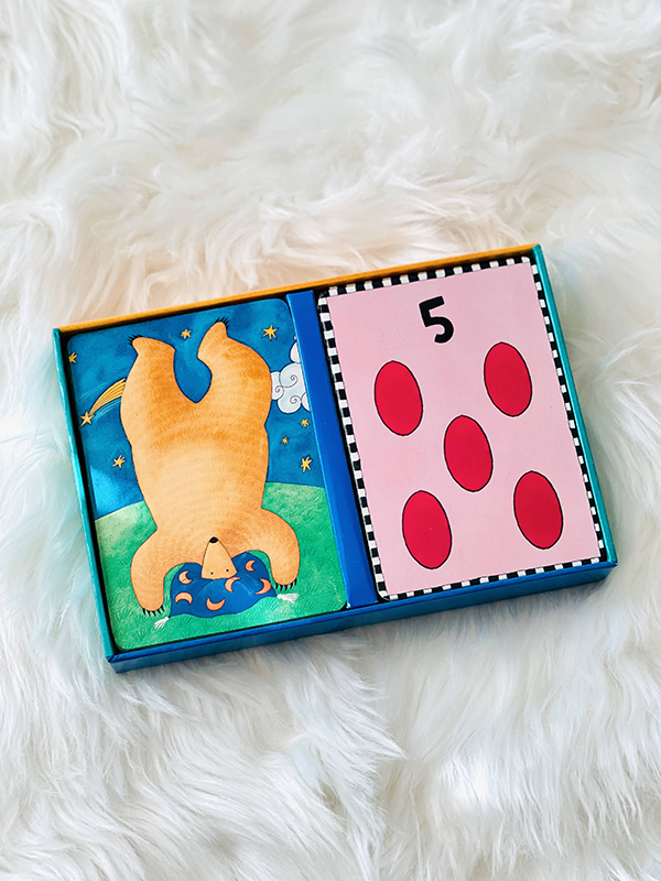 busy bear sorting card game for kids