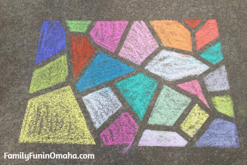 stained glass chalk art